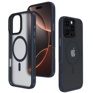 Mocco Signature MagSafe Back Case for Apple iPhone 16 (MC-SN-MS-IPH-16-BL)