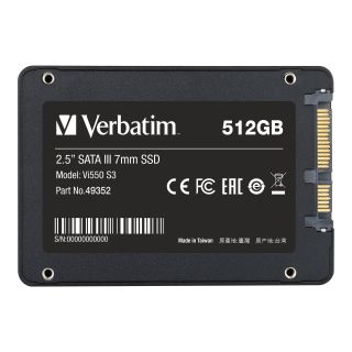 Verbatim Vi550 SSD Hard Drive 512GB (49352)