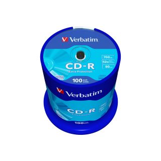 Verbatim CD-R Recordable Disks 100pcs (43411)