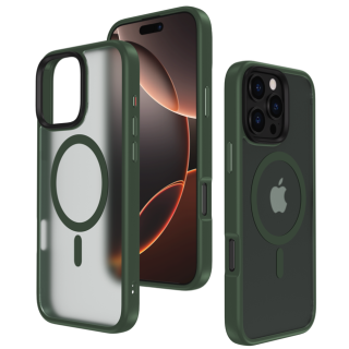 Mocco Signature MagSafe Back Case for Apple iPhone 16 Plus (MC-SN-MS-IPH-16PL-GN)