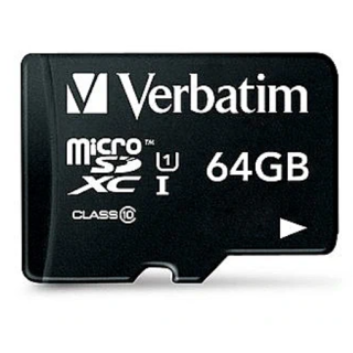 Verbatim Premium Micro SDXC Memory Card 64GB (44084)