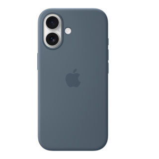 Apple MGEW4ZM/A Silicone Case with MagSafe for iPhone 17 / Anchor Blue (MGEW4ZM/A)