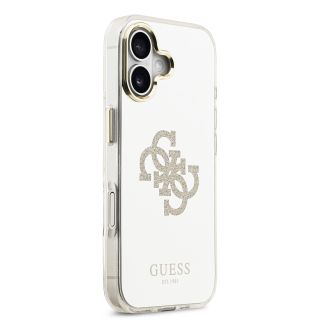 Guess PC/TPU Mirror 4G Glitter Logo MagSafe Case for Apple iPhone 17 (GUHMP17SHMR4GDG)