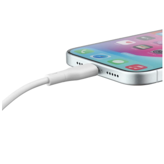 Qualo QRC-CL-00 Cable USB-C - Lightning 12W / 1.5m / white (QRC-CL-00)