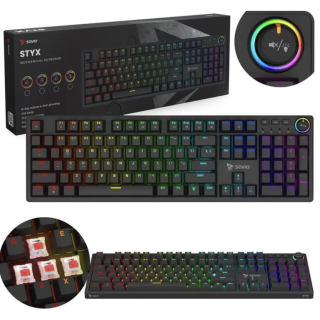 Savio STYX Outemu Keyboard Hot Swap / RGB (STYX Outemu Red)