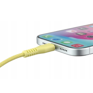 Qualo QKN-CL-05 Cable USB-C - Lightning 12W / 1.5m / yellow (QKN-CL-05)