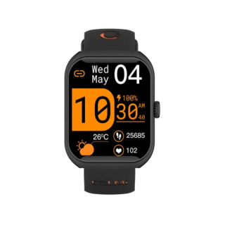 Colmi P86 Smartwatch Black (P86-BLACK)