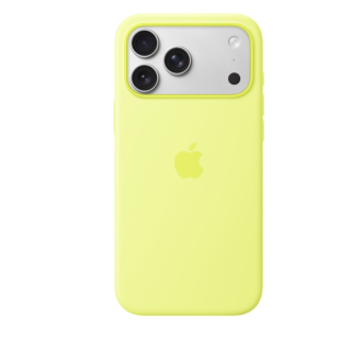 Apple MGFM4ZM/A Silicone Case with MagSafe for iPhone 17 Pro Max / Neon Yellow (MGFM4ZM)