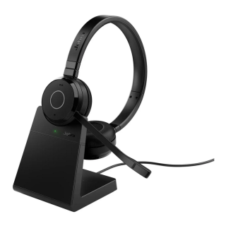 Jabra Evolve 65 TE - Link390a Headphones with Charging Stand (6699-833-399)