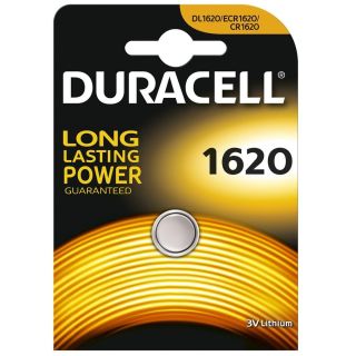 Duracell CR1620 Lithium 3V Tablet Battery (CR1620)