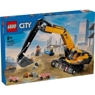 LEGO City 60420 Yellow Construction Excavator Constructor (60420)