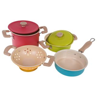 RoGer Set of Colorful Pots + Accessories (RO-3815)