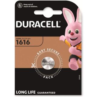 Duracell CR1616 Lithium 3V Tablet Battery (CR1616)