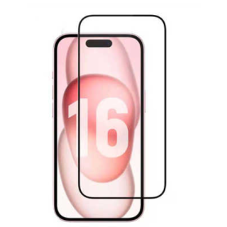 Mocco Full Face / Full Glue Tempered Glass Full Coveraged with Frame Apple iPhone 16 (MC-FG-IPH-16-BK)