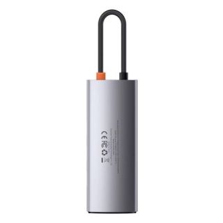 Baseus CAHUB-CW0G HUB Metal Gleam Series 6in1 Multifunctional Type-C to Type-C PD 100W / HDMI 4K-30 Hz / 3x USB 3.2 / RJ45 (CAHUB-CW0G)
