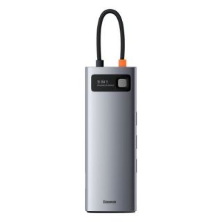 Baseus CAHUB-CU0G HUB Metal Gleam Series 9in1 Multifunctional / Type-C to 3x USB 3.2 / PD 100W / VGA Full HD 60Hz (CAHUB-CU0G)