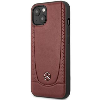 Mercedes Leather Urban Back Case for Apple iPhone 15 (MEHCP15SARMRE)