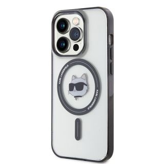 Karl Lagerfeld IML Choupette`s Head MagSafe Back Case for Apple iPhone 15 Pro Max (KLHMP15XHCHNOTK)