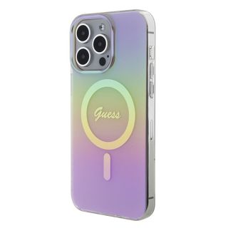 Guess IML Iridescent MagSafe Back Case for Apple iPhone 15 Pro Max (GUHMP15XHITSP)