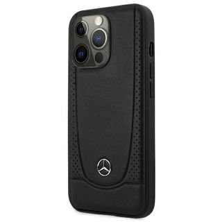 Mercedes Leather Urban Back Case for Apple iPhone 15 Pro Max (MEHCP15XARMBK)