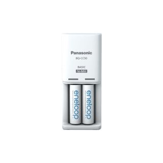 Panasonic Eneloop Compact Batteries charger + 2x AA 2000 mAh (K-KJ50MCD20E)
