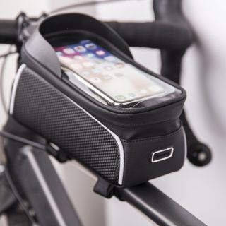 Mocco Waterproof bike frame bag with shielded phone holder (MO-17.5х9-BK)