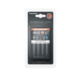 Panasonic Eneloop Pro BQ-CC55 Batteries Charger + 4 pcs R6/AA 2450 mAh (K-KJ55HCD40E)