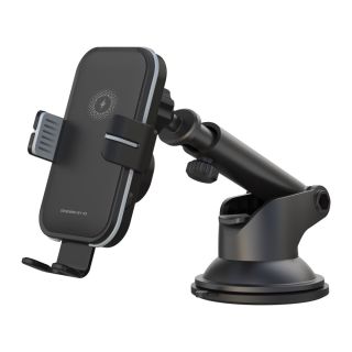 XO  WX027 15W Car holder with inductive charging black (GSM111804)