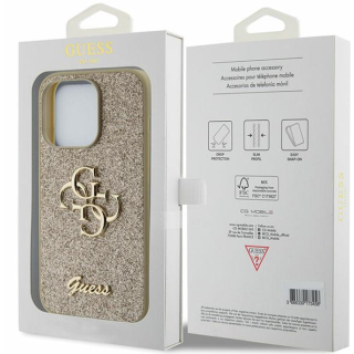 Guess Fixed Glitter Big 4G Case for Apple iPhone 15 Pro (GUHCP15LHG4SGD)