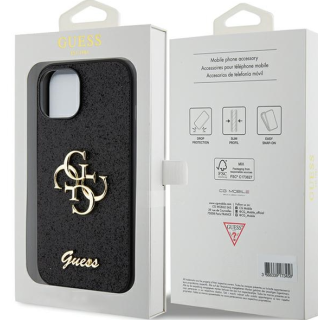 Guess Fixed Glitter Big 4G Case for Apple iPhone 15 Pro (GSM176204)