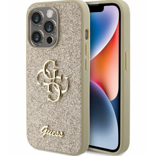 Guess Fixed Glitter Big 4G Case for Apple iPhone 15 Pro (GUHCP15LHG4SGD)