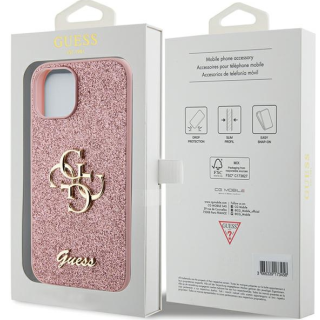 Guess Fixed Glitter Big 4G Case for Apple iPhone 15 (GUHCP15SHG4SGP)