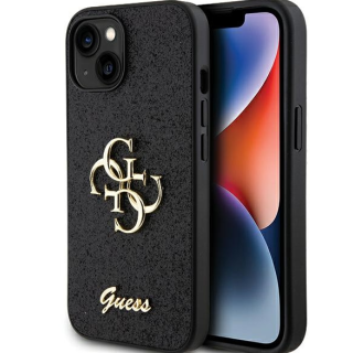 Guess Fixed Glitter Big 4G Case for Apple iPhone 15 Pro (GSM176204)