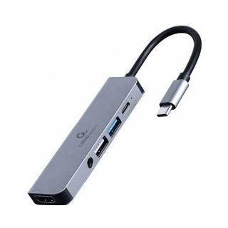 Gembird Docking USB  / Type-C /  5-in-1 (A-CM-COMBO5-02)