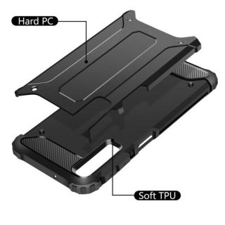 Mocco Armor Cover with TPU Back Case Apple Iphone 12 Pro Max Black (MO-ARM-AP-IPH-12PMAX-BK)