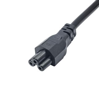 Savio Euro 3-Pin PSU Cable 1.2m Black (CL-67)