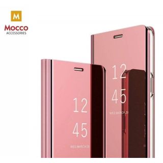 Mocco Clear View Cover Case For Samsung Galaxy A42 5G Pink (MO-CL-SA-A42-PI)