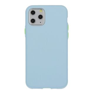 Mocco Soft Cream Silicone Back Case for Apple iPhone 12 Mini Blue (MO-SC-AP-IPH12M-BE)