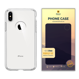 Mocco Original Clear Case 2mm Silicone Case for Apple iPhone XS Max Transparent (PC15695)