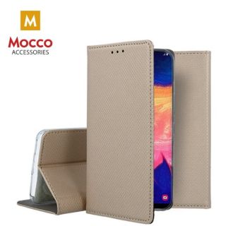 Mocco Smart Magnet Book Case For Samsung Galaxy A20S Gold (MC-MAG-A207-GO)