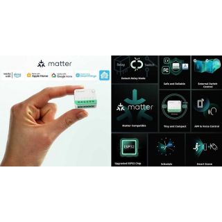 SONOFF MINIR4M 1-Channel WiFi Smart Switch AC Relay 100–240V / 10A (MINIR4M)