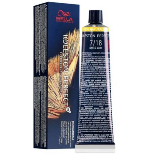 Wella Professionals Koleston Perfect Me+ Rich Naturals Permanent Hair Dye 7/18 60ml (8005610626895)