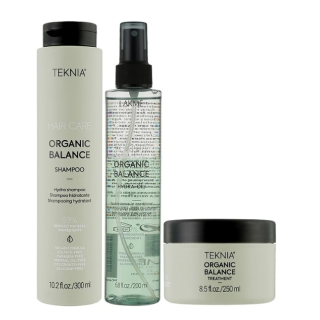 Lakmé Teknia Organic Balance Pack 300ml + 250ml + 100ml (8429421441162)