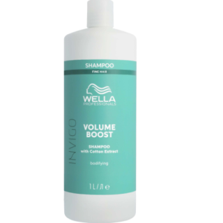 Wella Professionals Invigo Volume Boost Shampoo with Cotton Extract 1000ml (4064666585413)