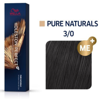 Wella Professionals Koleston Perfect Me+ Hair Dye Pure Naturals 3/0 60 ml (8005610626093)