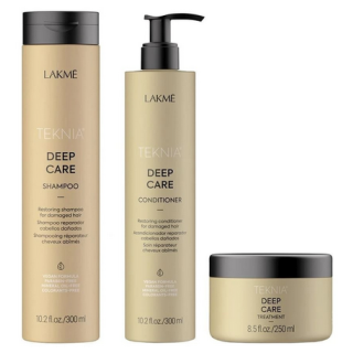 Lakmé Teknia Deep Care Pack 300 ml / 300 ml / 250 ml (8429421447164)