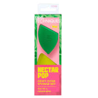 Real Techniques Nectar Pop Dewy Dose Makeup Sponge Set (079625439229)