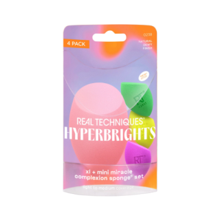 Real Techniques Hyperbrights XL + Mini Miracle Complexion Sponge Set (079625442021)