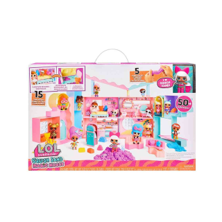 L.O.L. Surprise Squish Sand Magic House with Tot MGA Doll with House and Accessories (593218EUC)