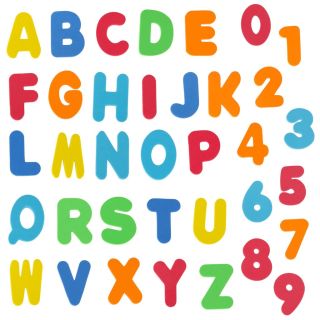 RoGer Foam bath toy "Letters and Numbers" 36pcs (RO-7221)